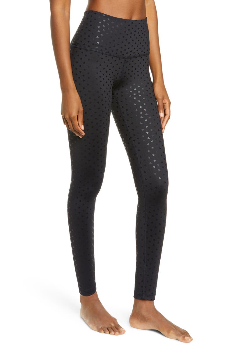 Beyond Yoga Hearts Midi High Waist Leggings, Alternate, color, 
