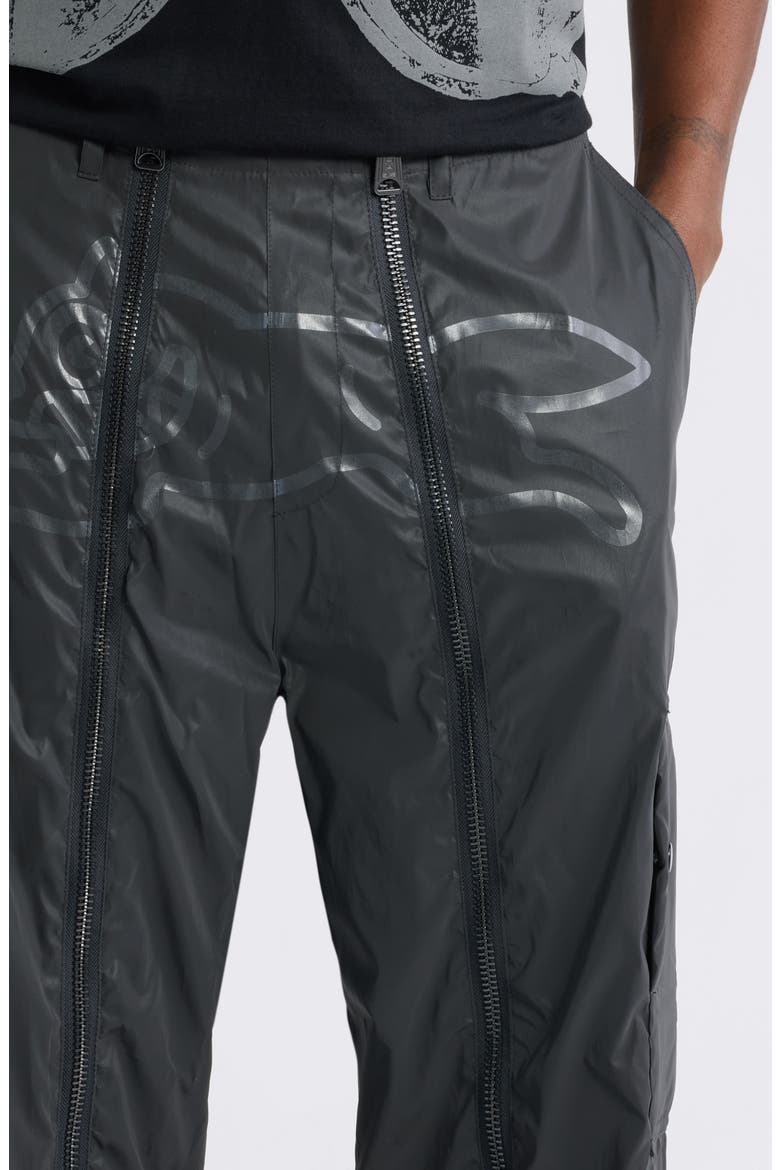 Ice Cream Patch Utility Pants, Alternate, color, BLACK