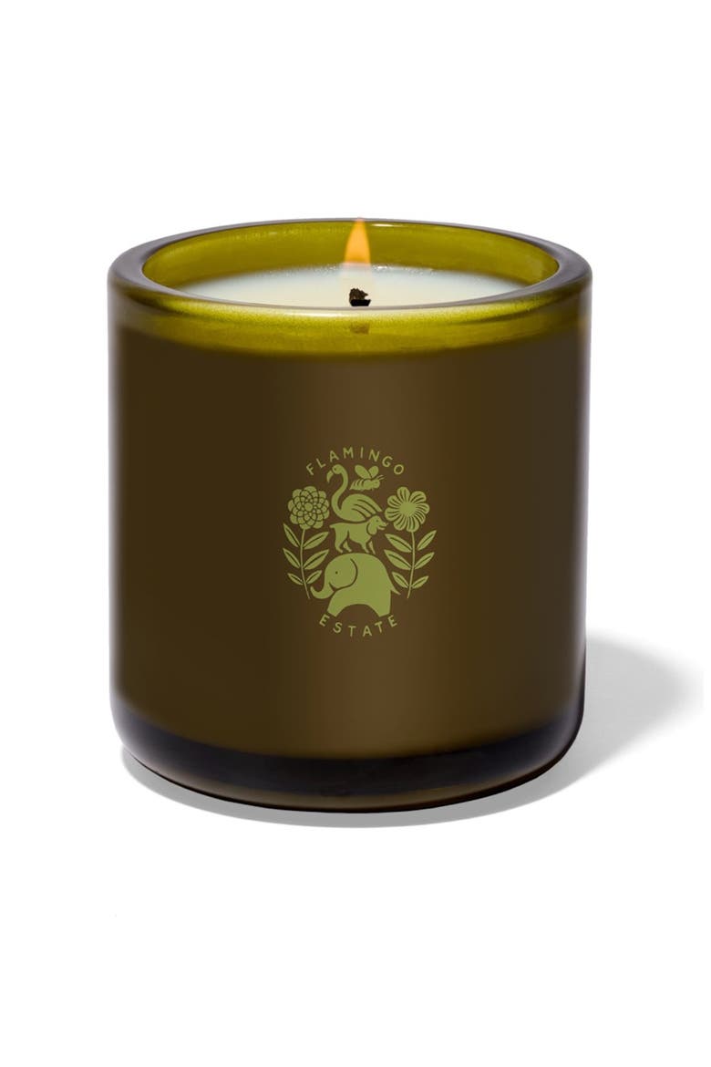 Night Blooming Jasmine & Damask Rose Candle, Alternate, color, GREEN