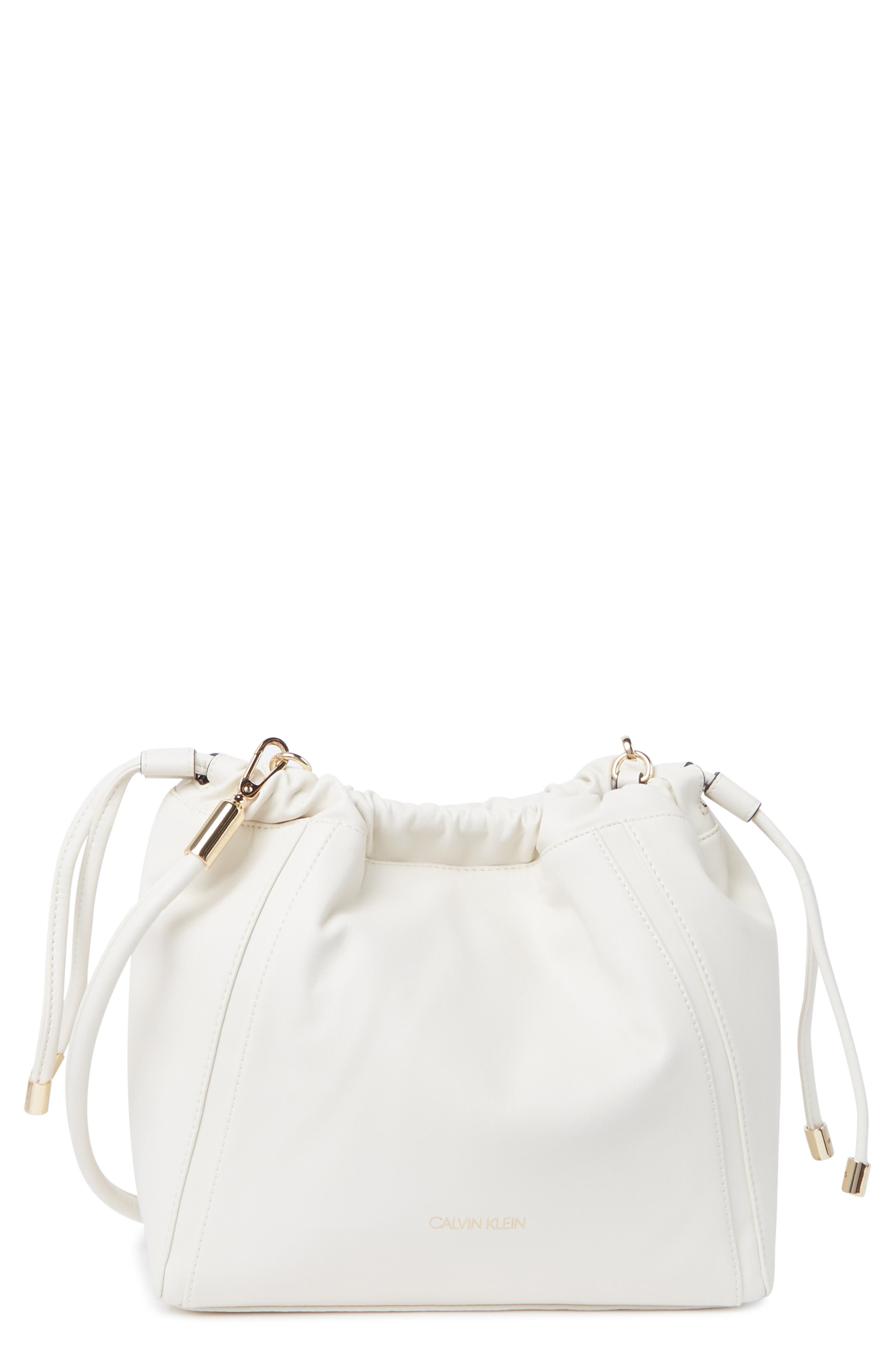 Calvin Klein Sienna Leather Crossbody Bag, Main, color, 