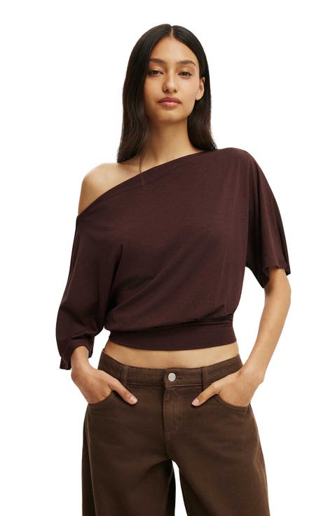 Women's Sage Off Shoulder Short Sleeve