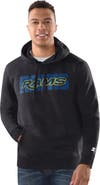STARTER Men's Starter Black Los Angeles Rams Rookie Hoodie
