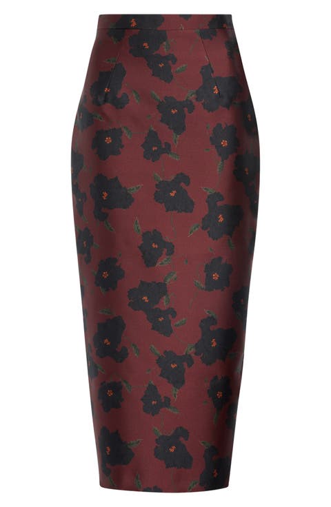 Lorelei Floral Pencil Skirt