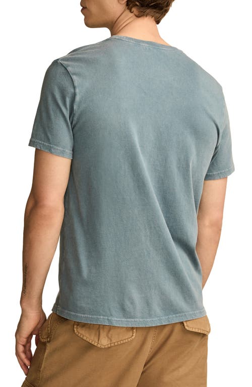 Lucky Brand Mustang Cobra Cotton Graphic T-shirt In Provincial Blue