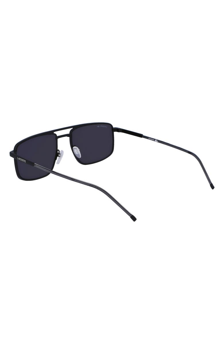 Lacoste 56mm Rectangular Sunglasses, Alternate, color,