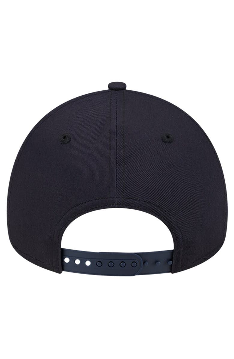 New Era Men's New Era Navy Detroit Tigers Team Color A-Frame 9FORTY Adjustable Hat, Alternate, color,