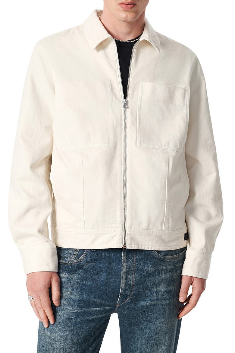 Simon Denim Garage Jacket, Alternate, color, ECRU