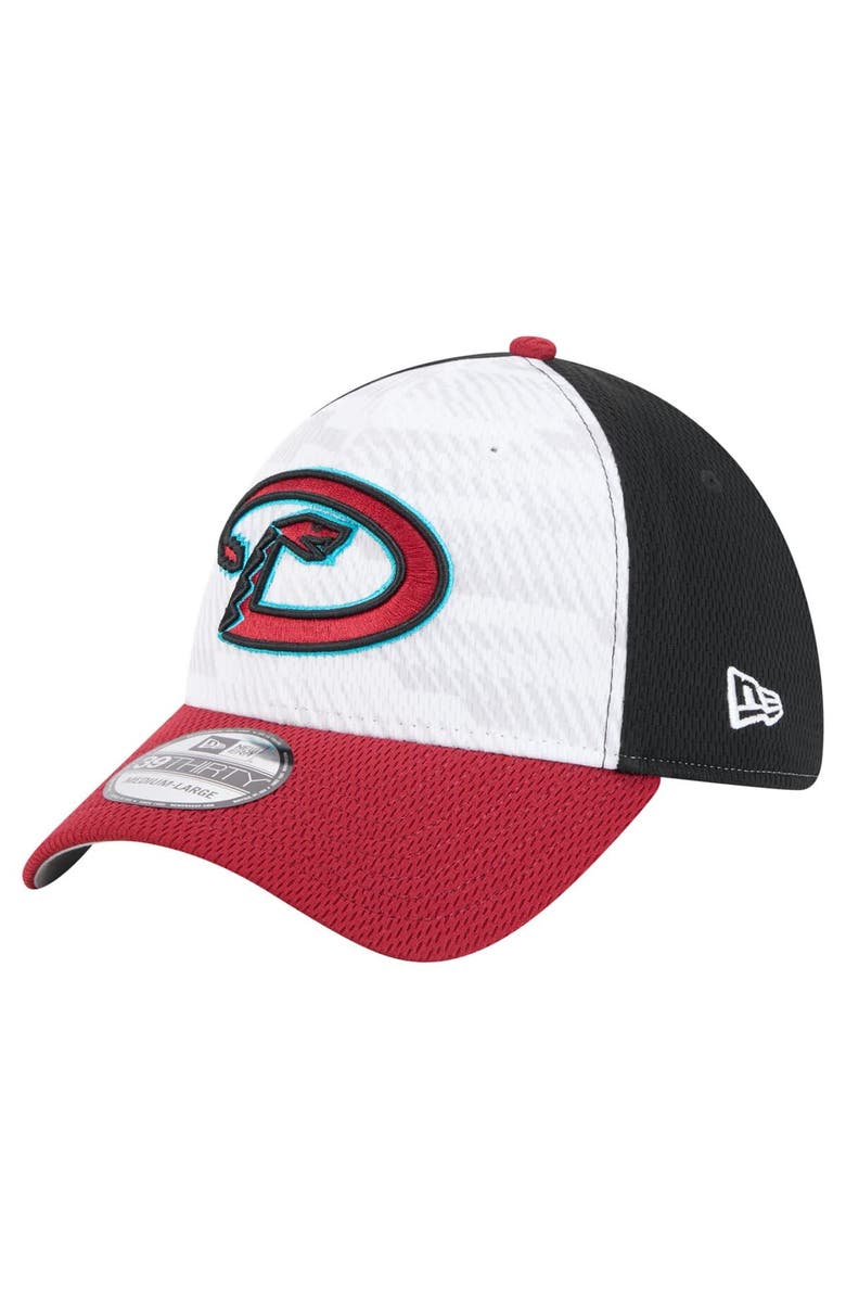 New Era Men's New Era Black/Red Arizona Diamondbacks 2025 MLB Clubhouse 39THIRTY Flex Hat, Main, color, Black
