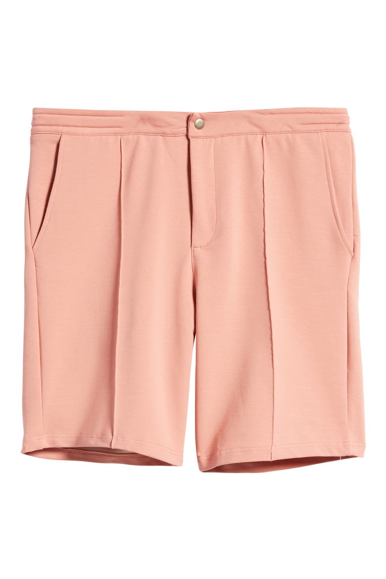 French Terry Shorts, Alternate, color, DUSTY ROSE