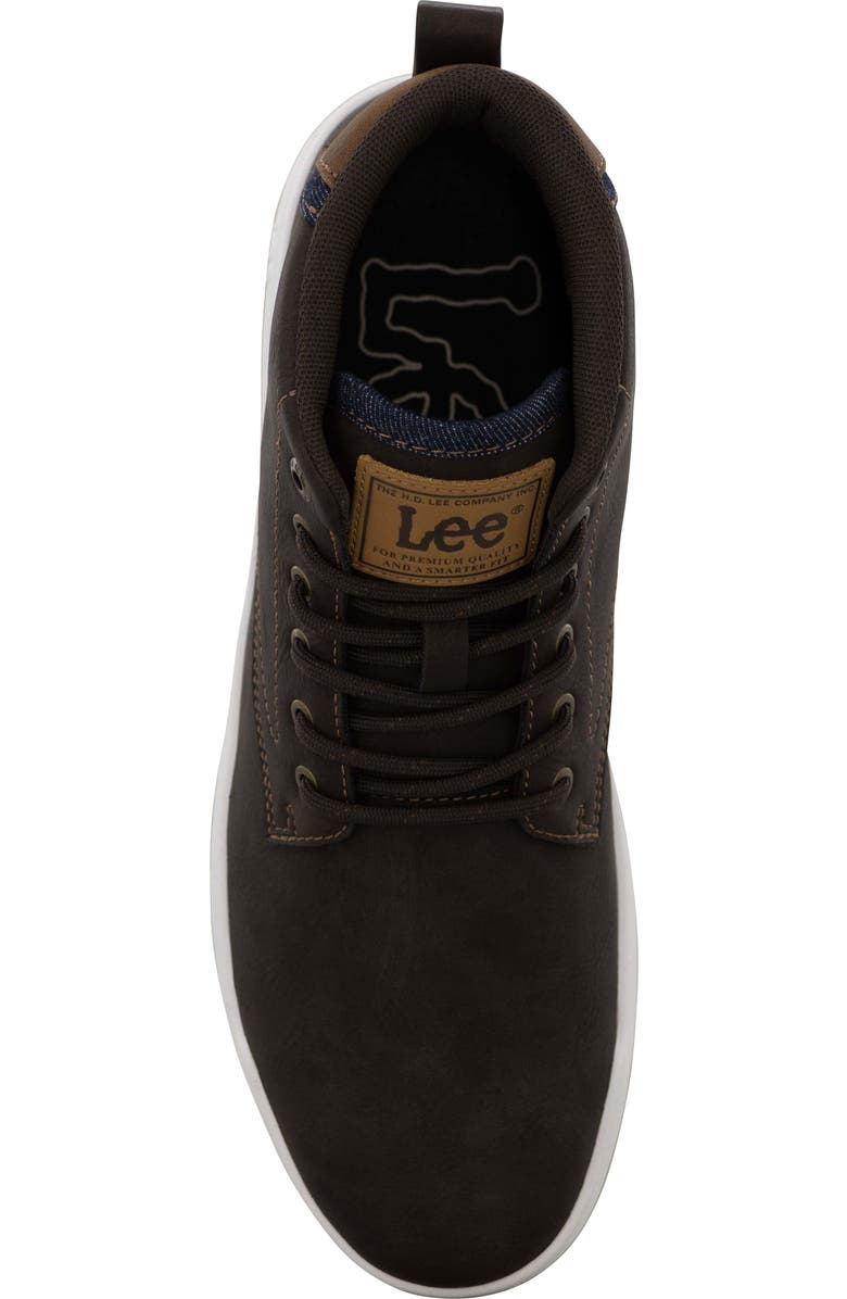 Lee Spencer High Top Sneaker, Alternate, color, Black Coffee/ Navy Denim/ Tan