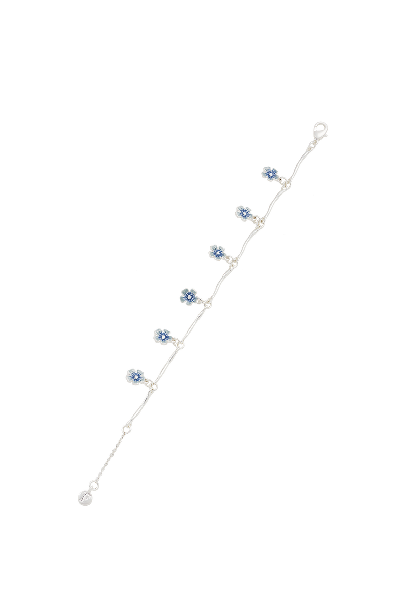 Fable England Forget-Me-Not Bracelet Silver, Alternate, color, Blue & Silver