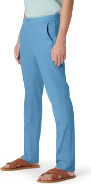 Bugatchi Stretch Cotton & Linen Pants
