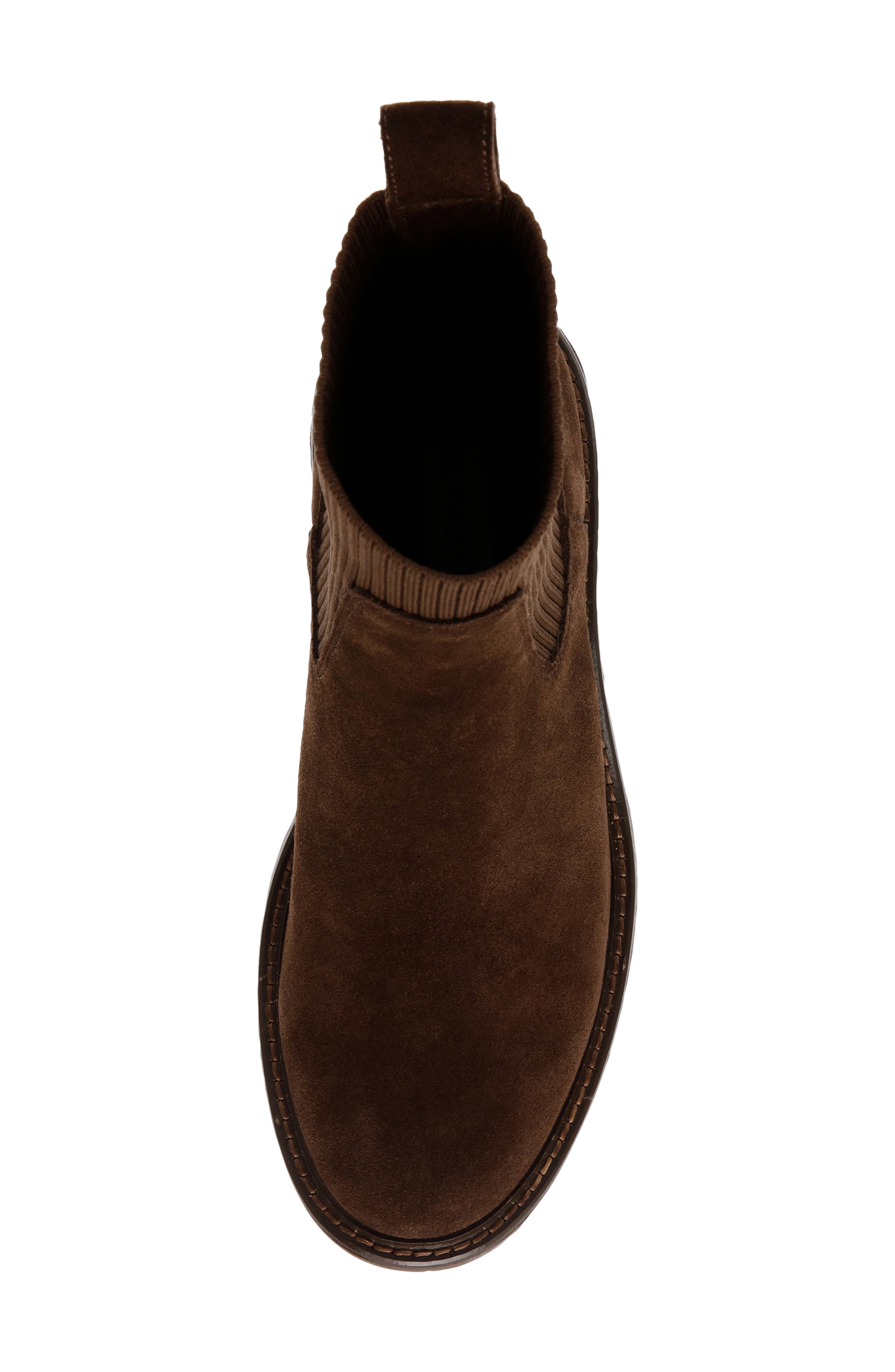 Kiley Platform Bootie, Alternate, color, BROWN SUED
