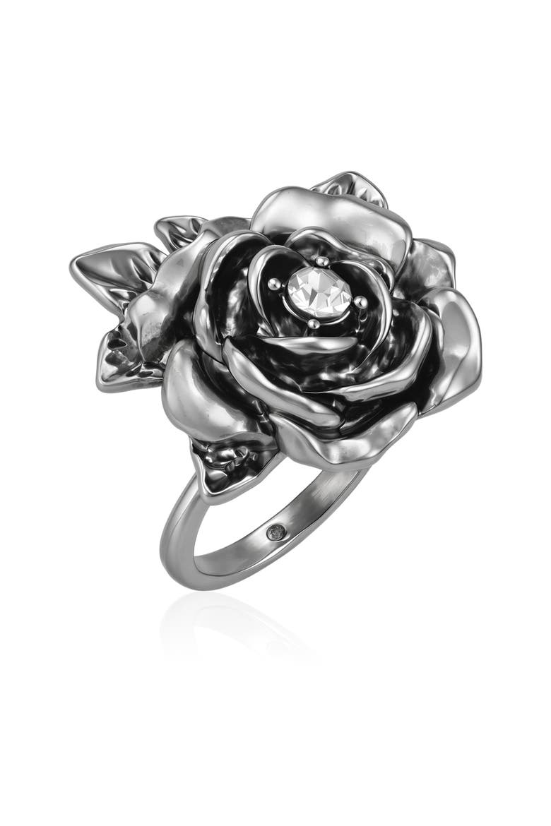Flower Ring, Alternate, color, Silver