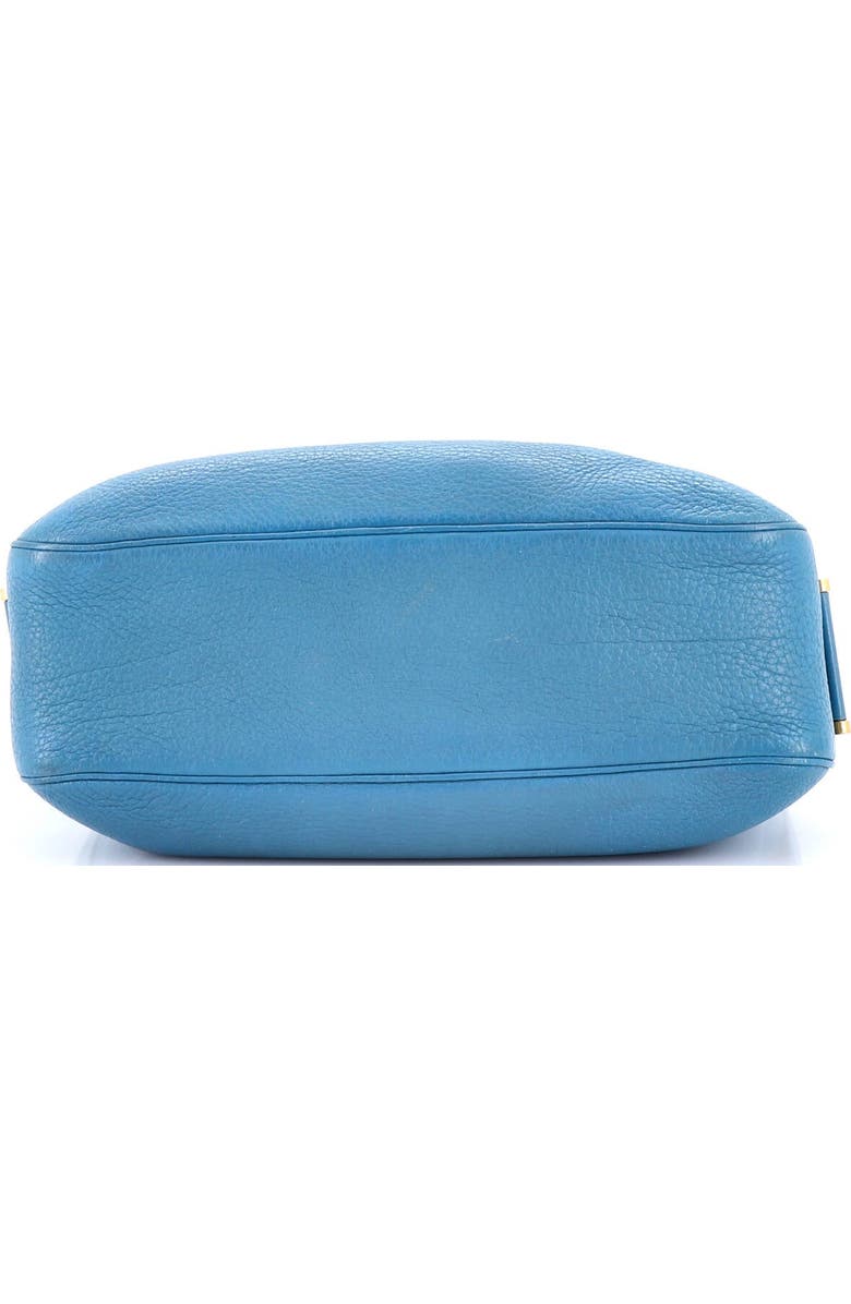 Pre-Owned Hermes Tsako Shoulder Bag Clemence, Alternate, color, Bleu Jean