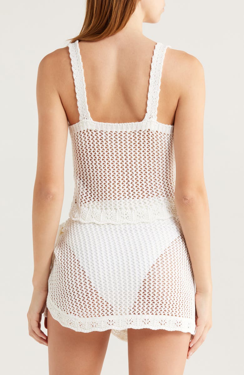 Kulani Kinis Crochet Cover-Up Camisole, Alternate, color, 
