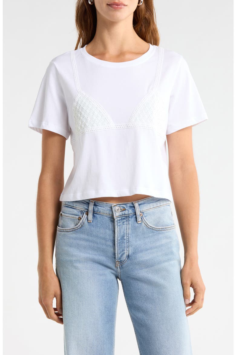 Bikini Graphic Cotton T-Shirt, Main, color, BRIGHT WHITE