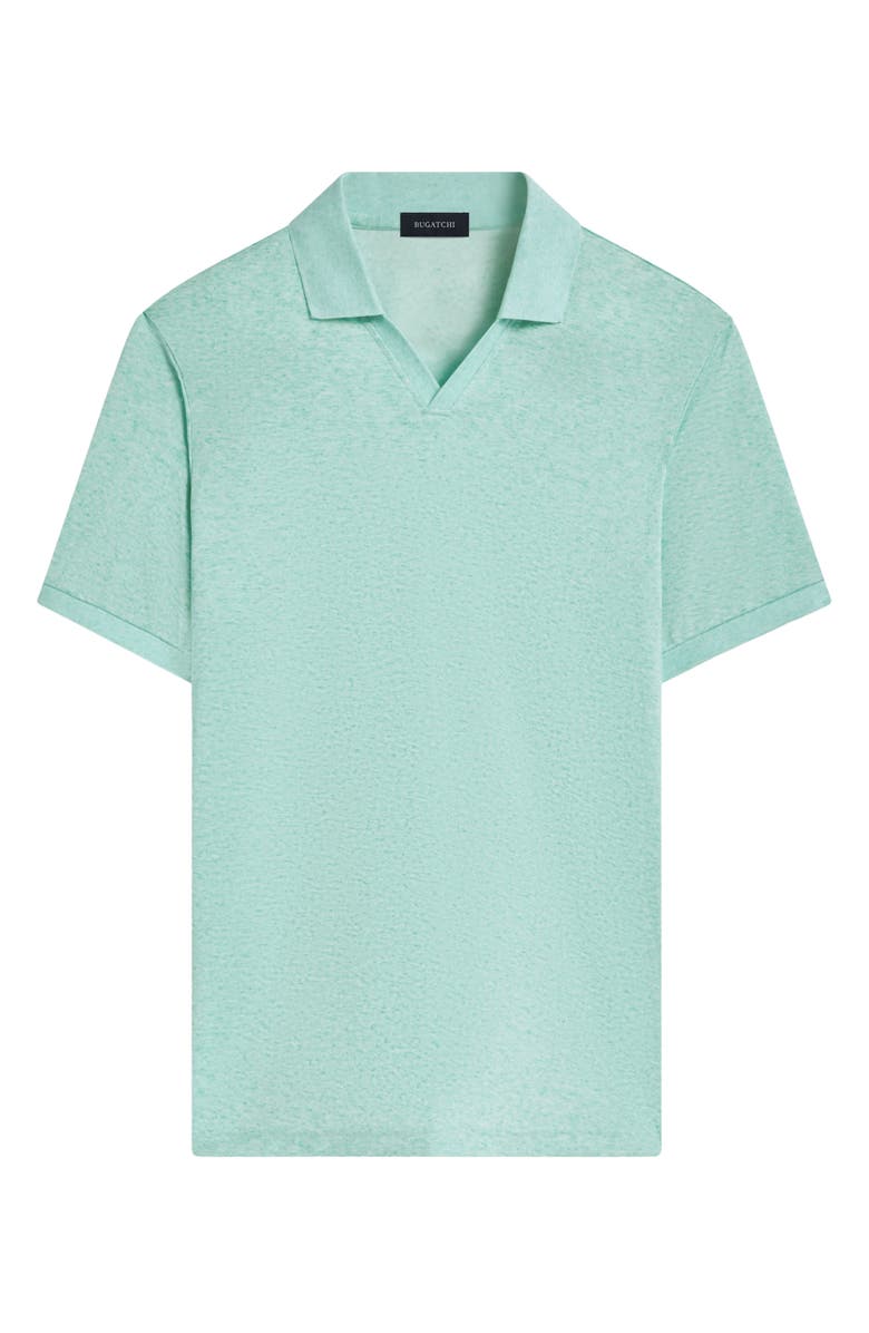 Bugatchi Johnny Collar Marled Polo, Alternate, color, Mint