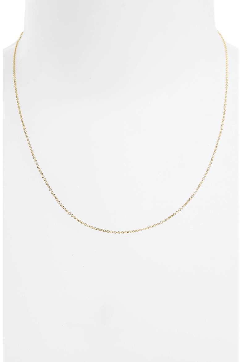 14K Gold Rolo Chain Necklace (Nordstrom Exclusive), Alternate, color, YELLOW GOLD