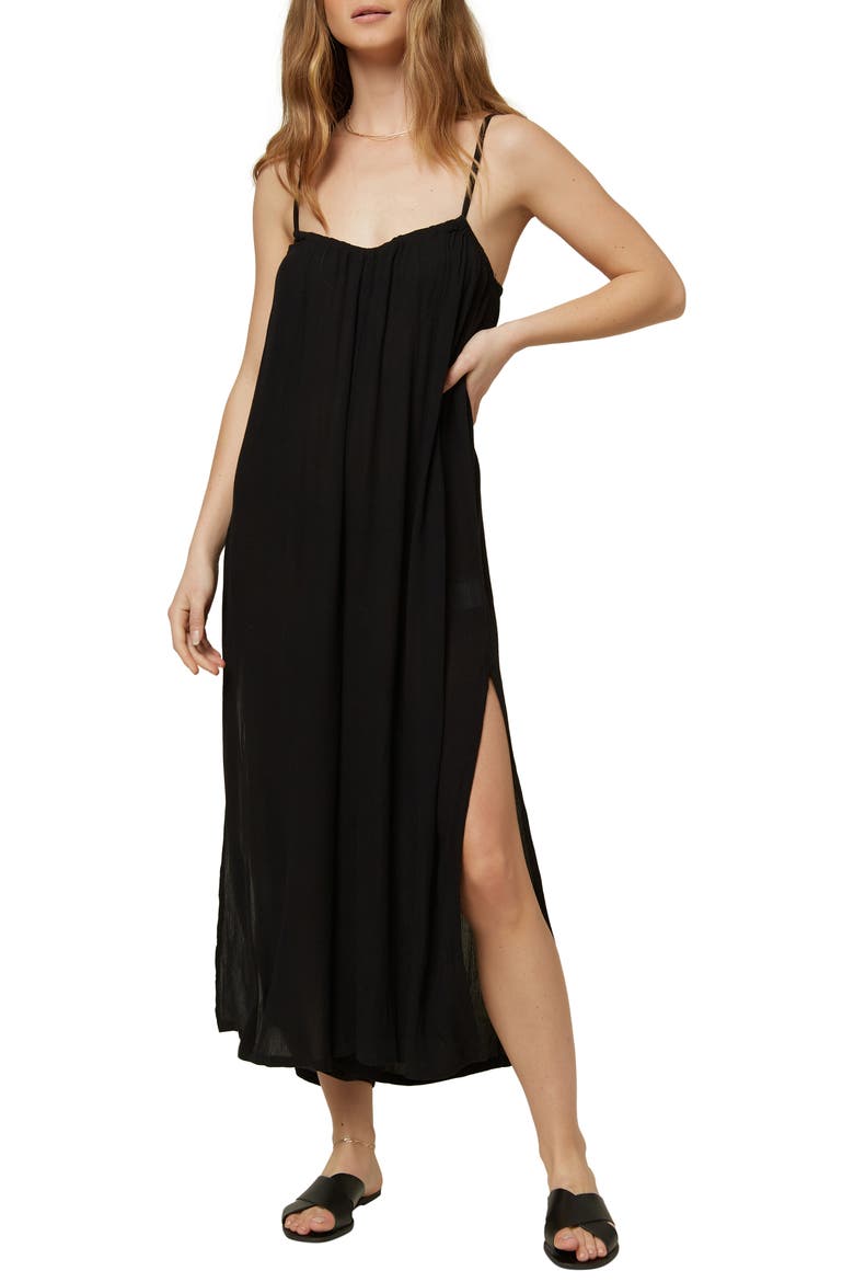 Pasito Cover-Up Jumpsuit, Main, color, BLACK