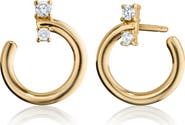 Monica Rich Kosann Small Galaxy Wrap Hoop Earrings