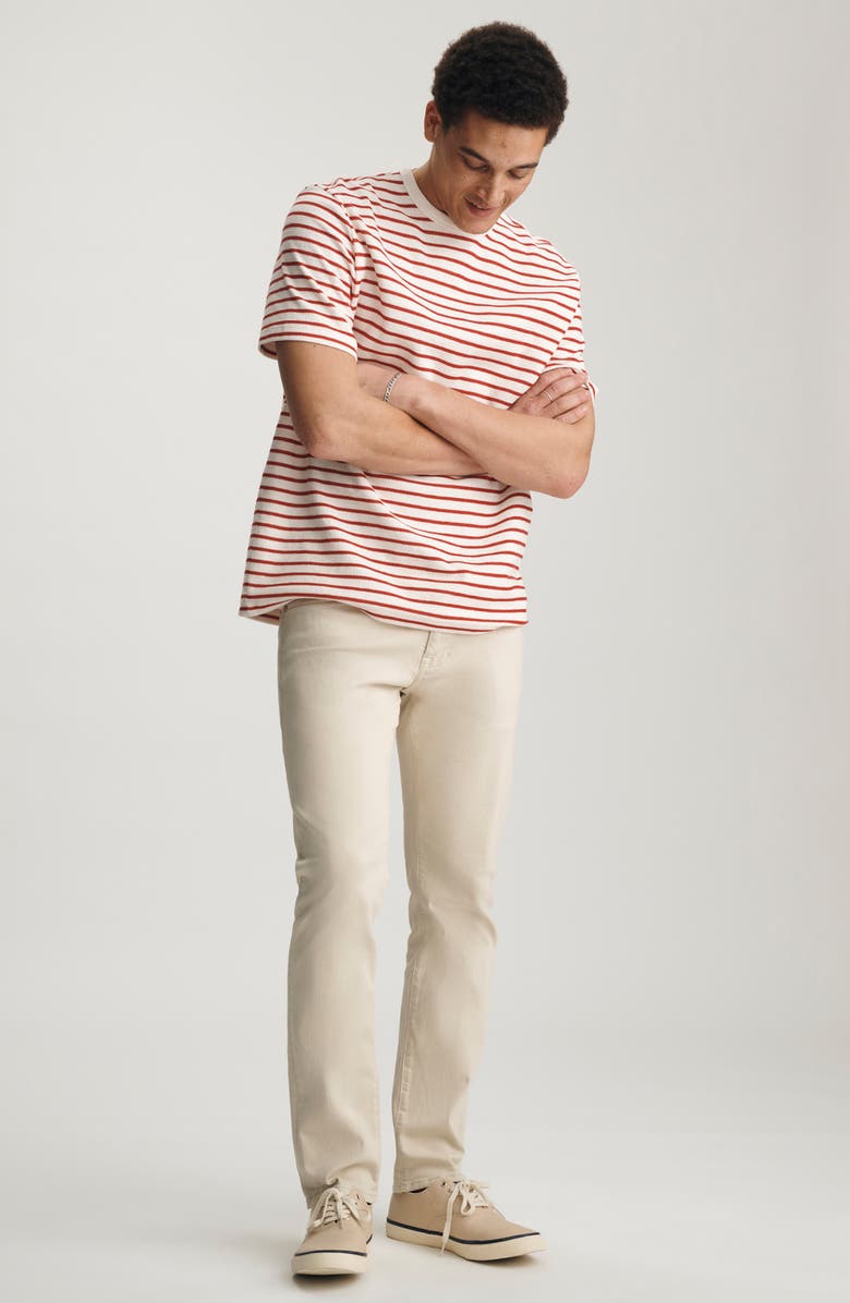 Mavi Jeans Marcus Slim Straight Leg Jeans, Alternate, color, White Down Supermove