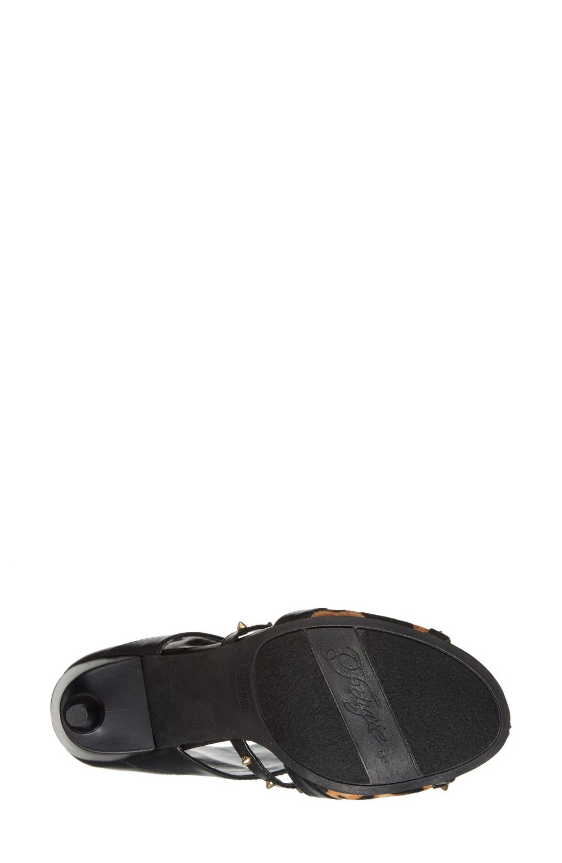 'Decoy' Sandal, Alternate, color, LEOPARD
