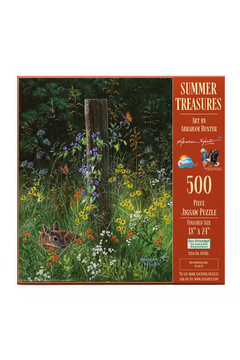 Summer Treasures 500 piece Jigsaw Puzzle for Adults, Alternate, color, Multicolor