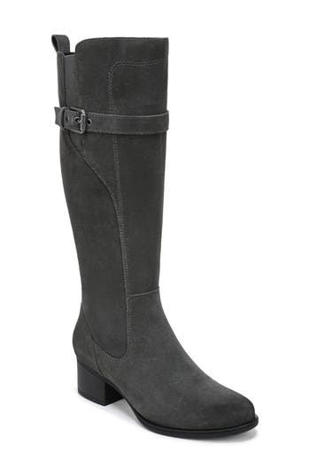 Naturalizer Kenna Knee High Boot In Gray