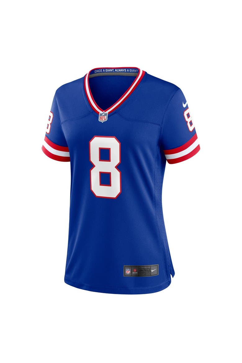 Women's Nike Daniel Jones Royal New York Giants Player Jersey, Alternate, color, Royal
