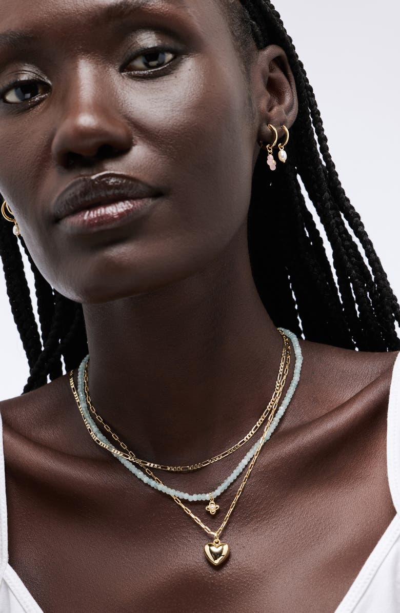 Ana Luisa Liora Blue Jade & Freshwater Pearl Pendant Necklace, Alternate, color, Gold / Blue
