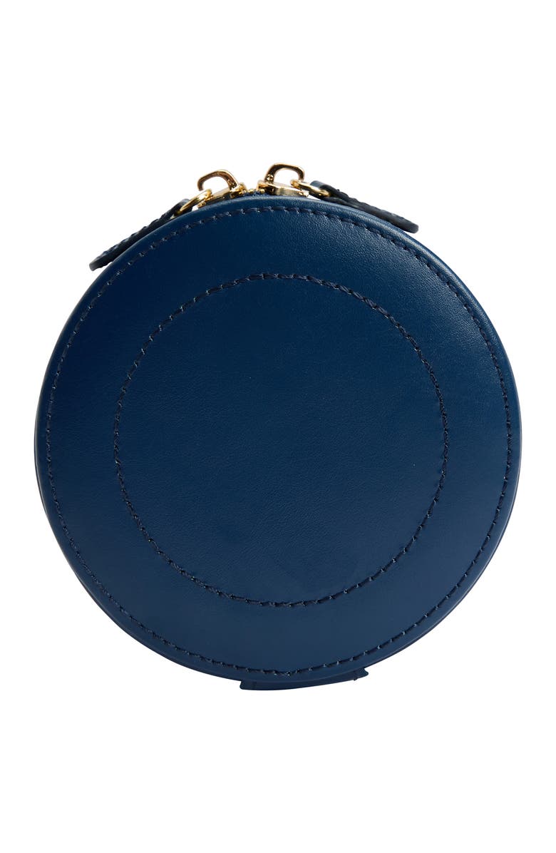 WOLF Sophia Round Zip Case, Alternate, color, Indigo