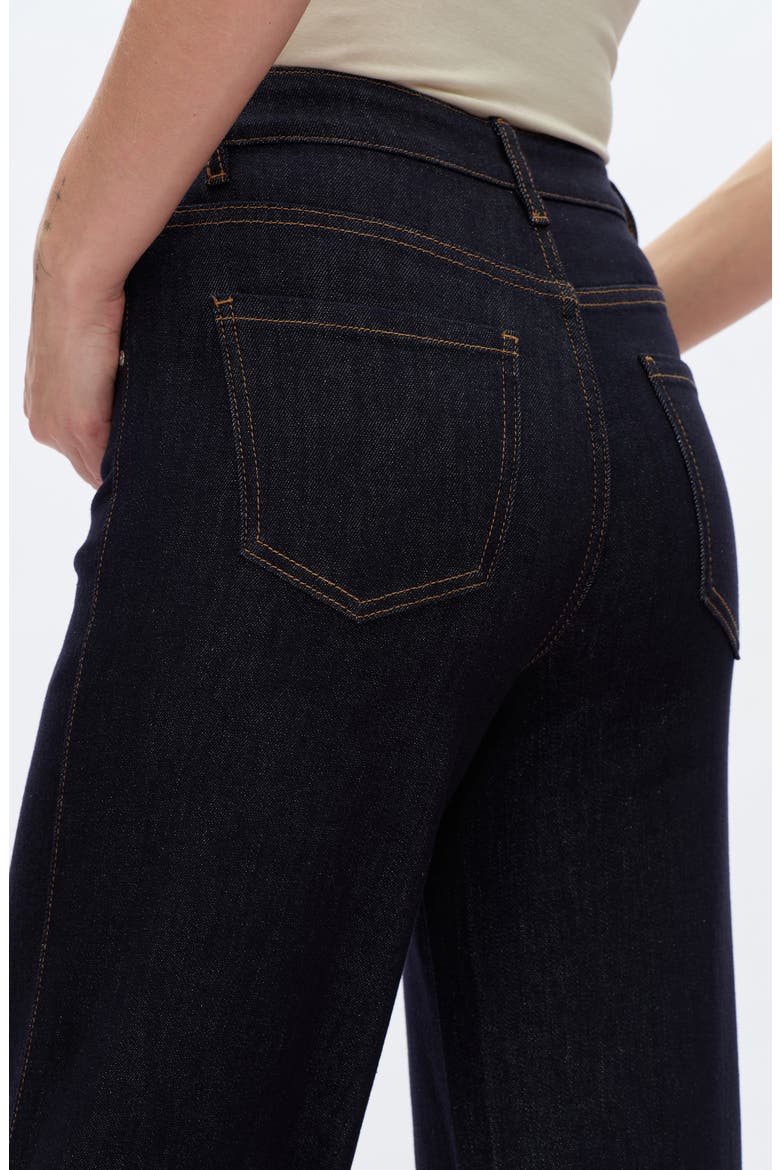 High Waist Wide Leg Jeans, Alternate, color, RINSE WASH
