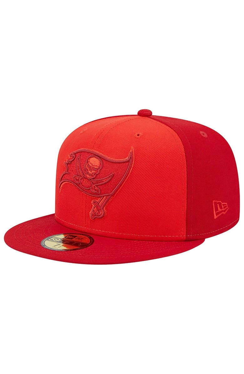 New Era Men's New Era Red Tampa Bay Buccaneers Tri-Tone 59FIFTY Fitted Hat, Main, color, Red