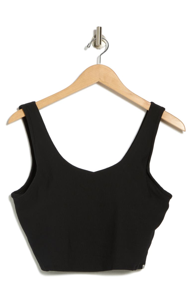 MARIKA Cate Ribbed Longline Sports Bra, Alternate, color,