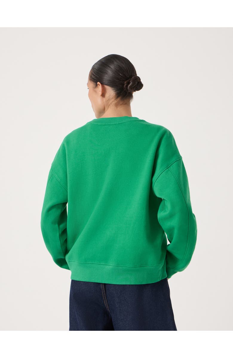 Hush Social In Theory Graphic Sweatshirt, Alternate, color, Bright Green