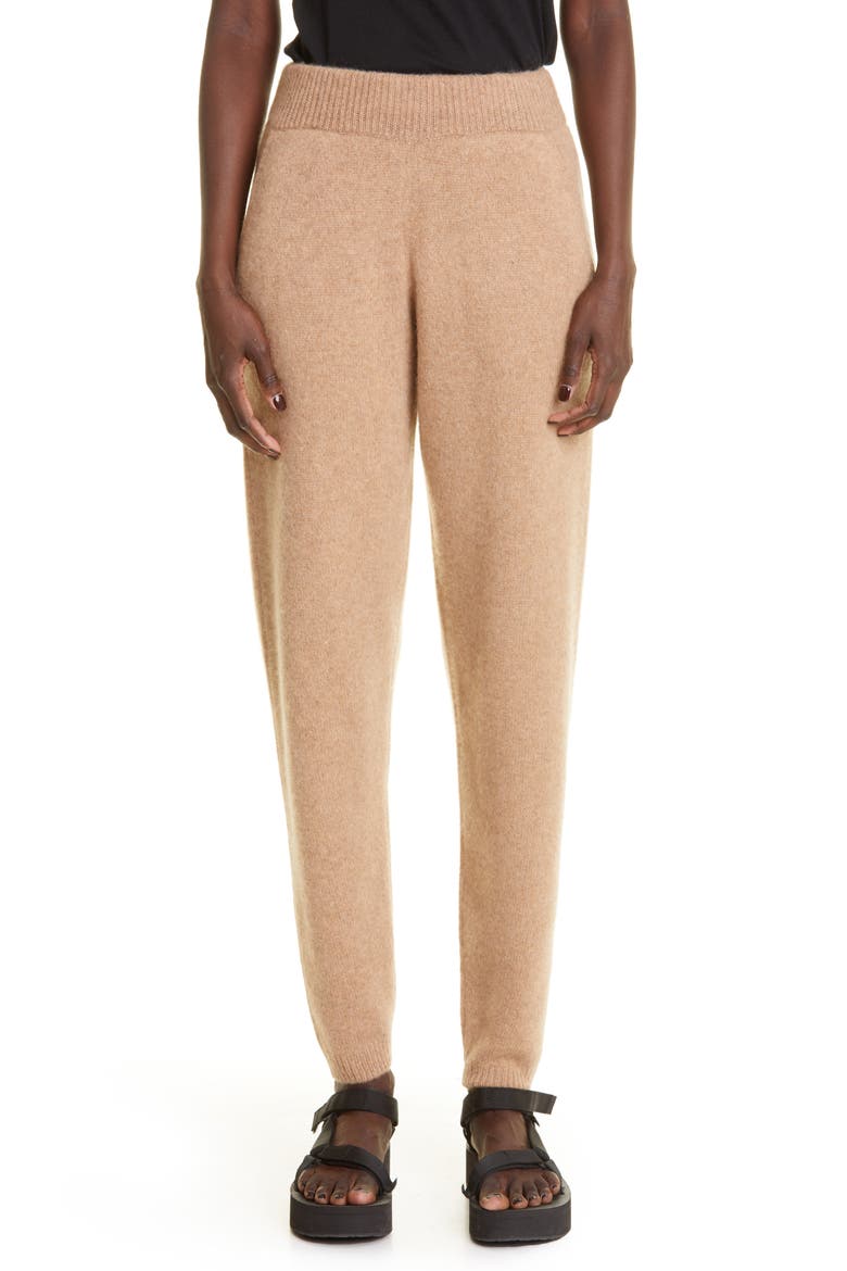 Cashmere Joggers, Main, color, CAMEL