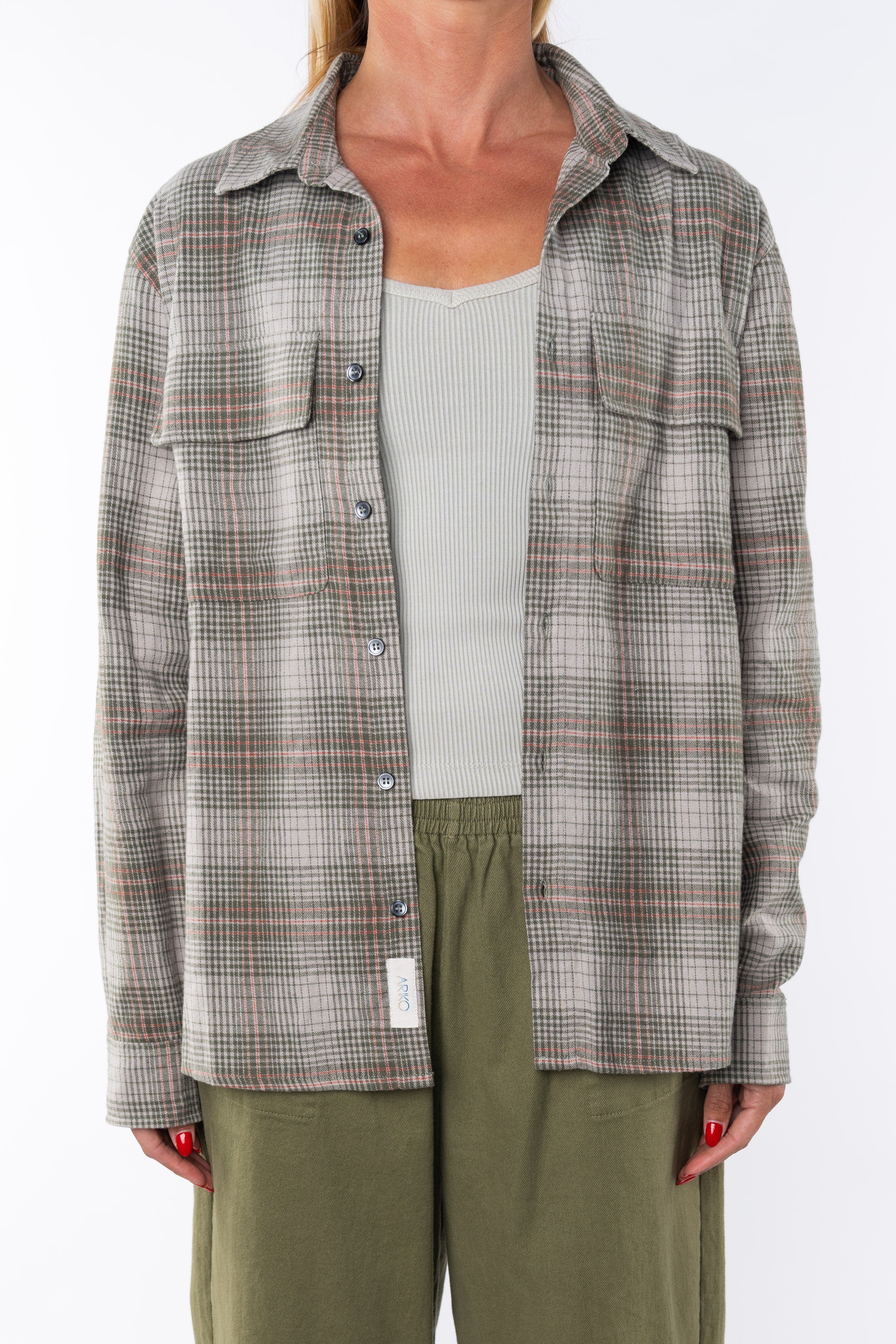 Gender Inclusive Summer Softy Plaid Shirt - image 3