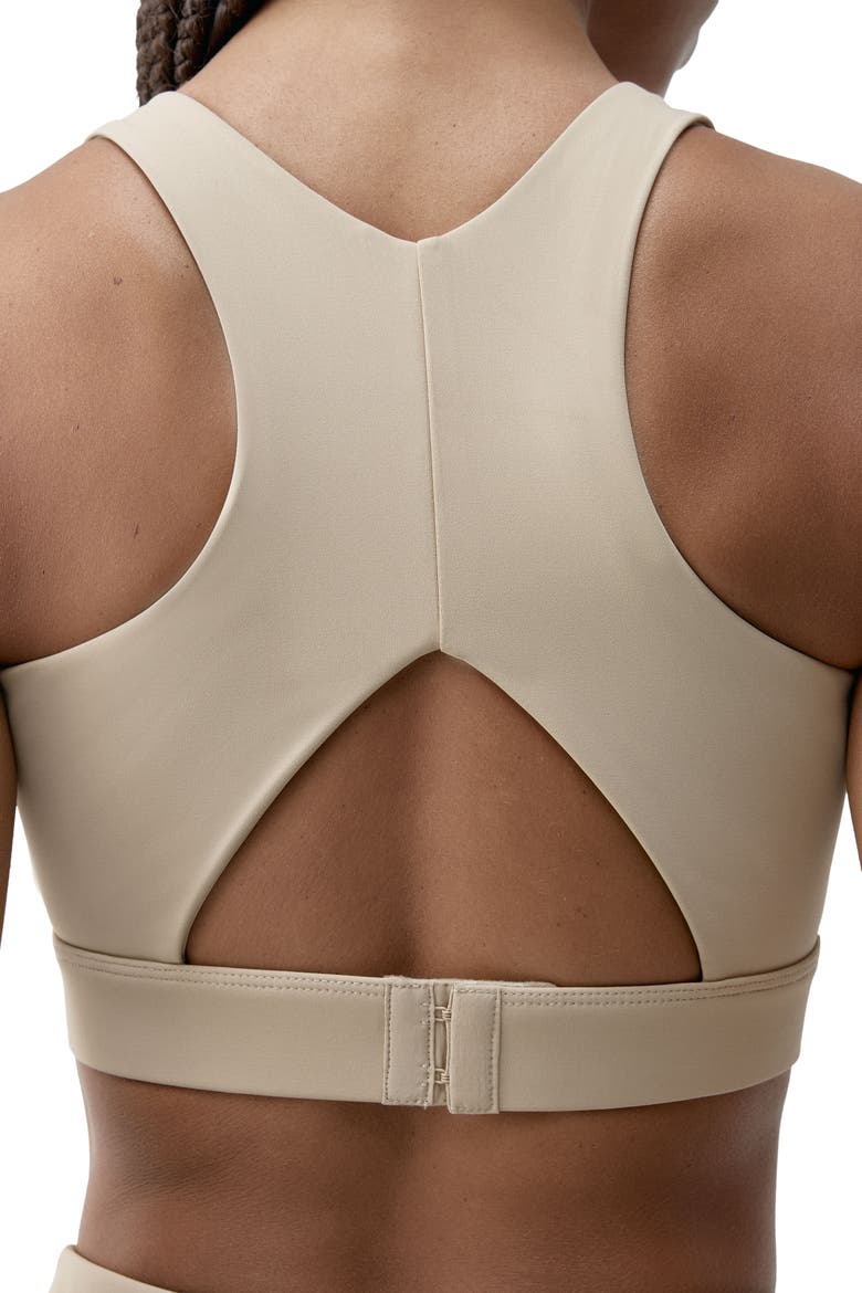 Gold Medium Support Performance Sport Top, Alternate, color, Stick