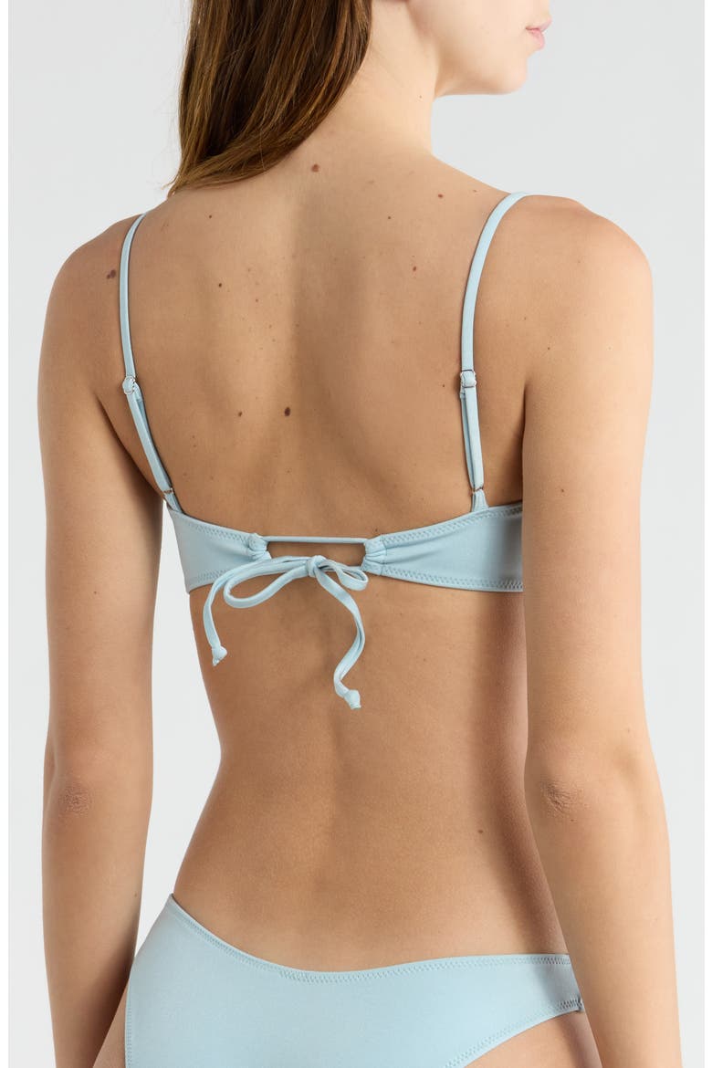Brea Shine Bralette Bikini Top, Alternate, color, BLUE