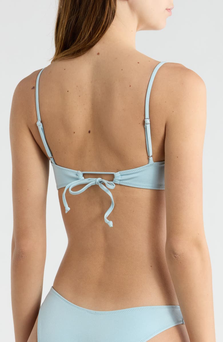 PacSun Brea Shine Bralette Bikini Top, Alternate, color, Blue