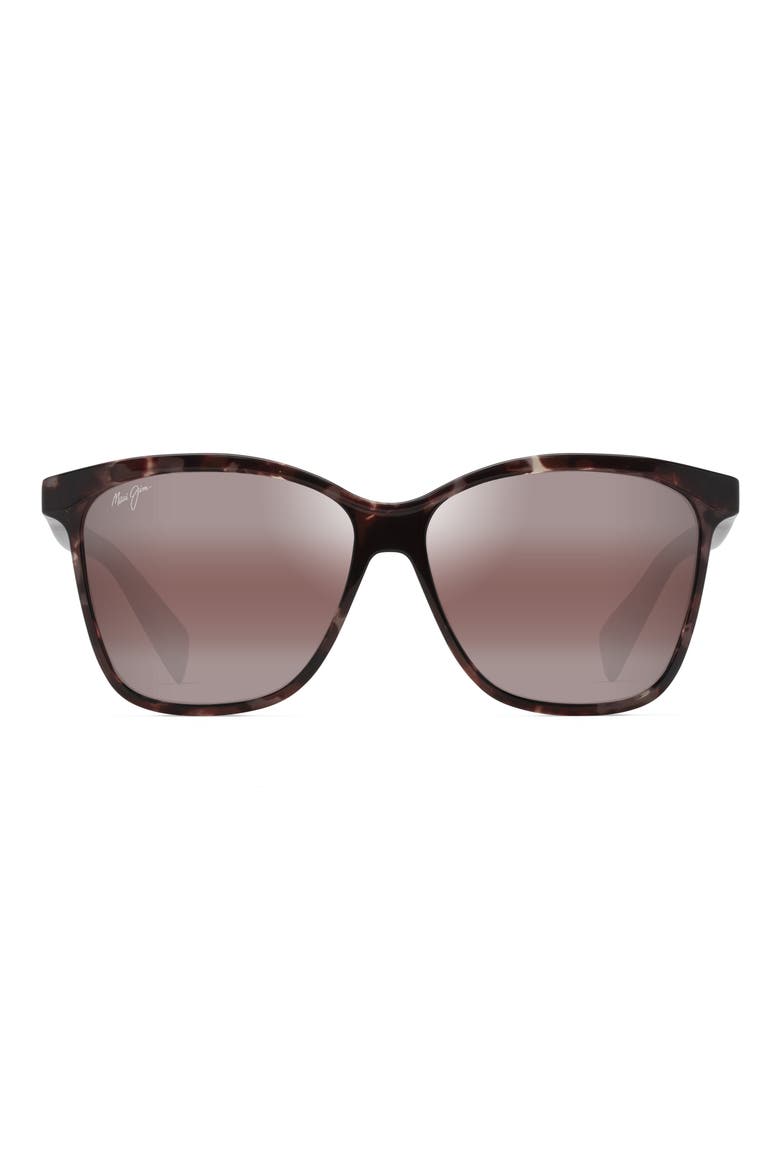 Liquid Sunshine 58mm PolarizedPlus2® Sunglasses, Main, color, RED TORTOISE