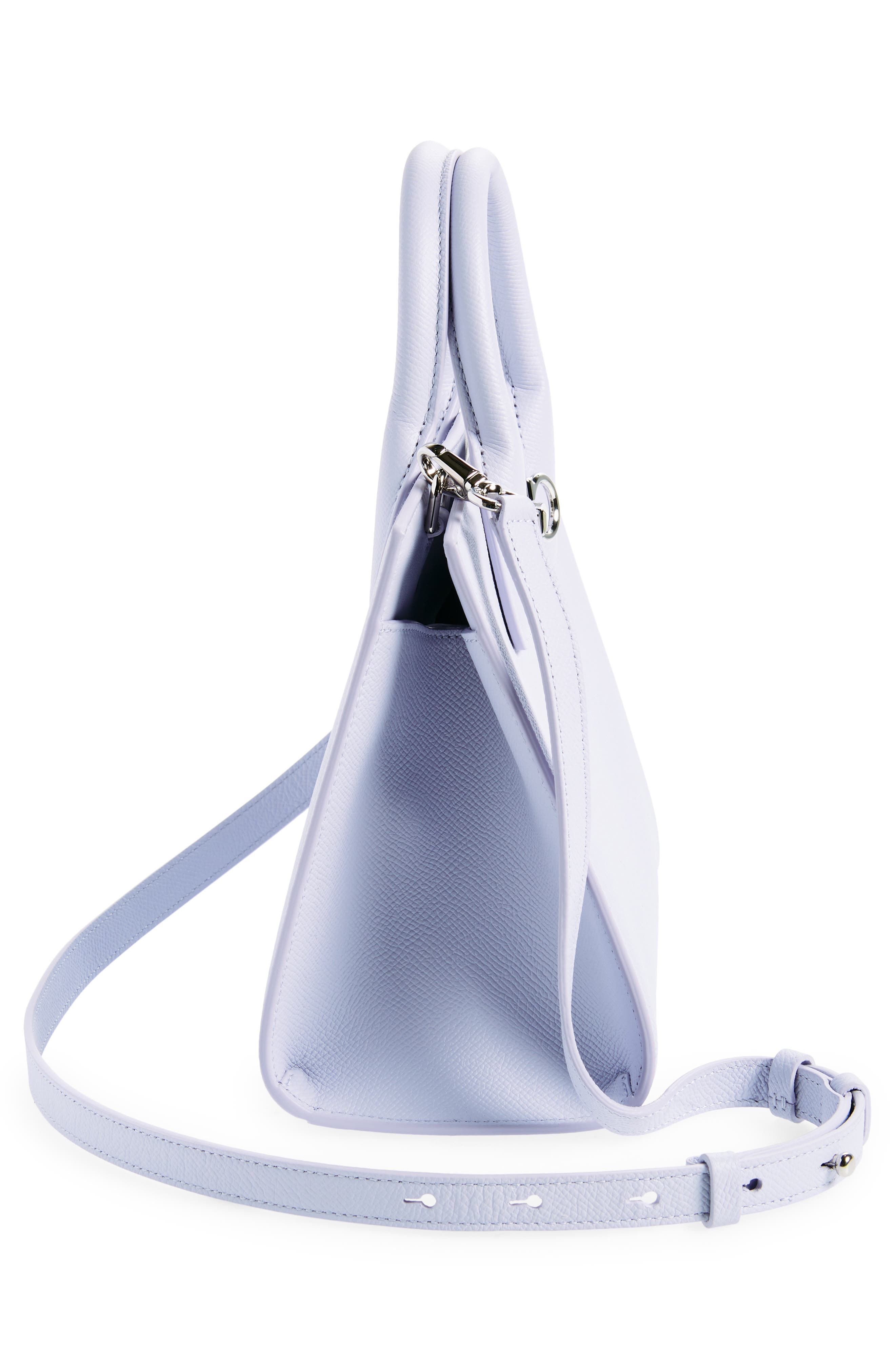 FERRAGAMO Mini Studio Box Leather Top Handle Bag, Alternate, color, 