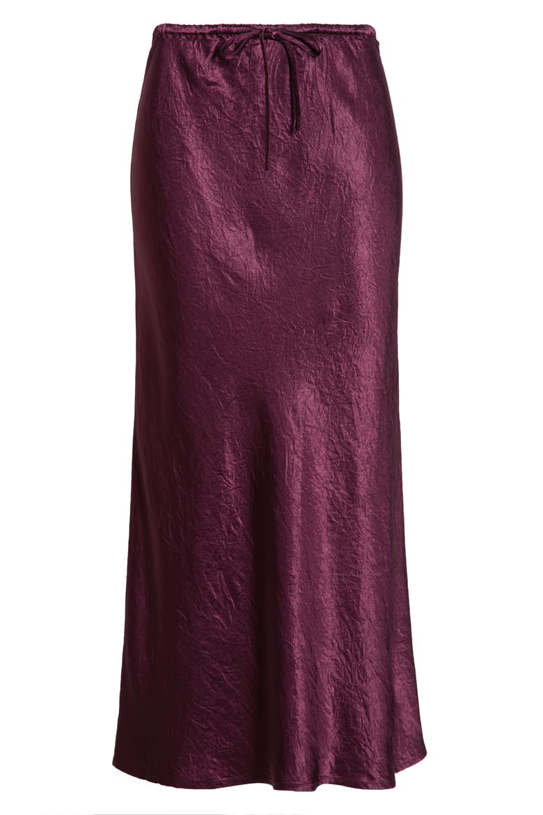 Gabriella Crinkle Slip Skirt, Alternate, color, FIG