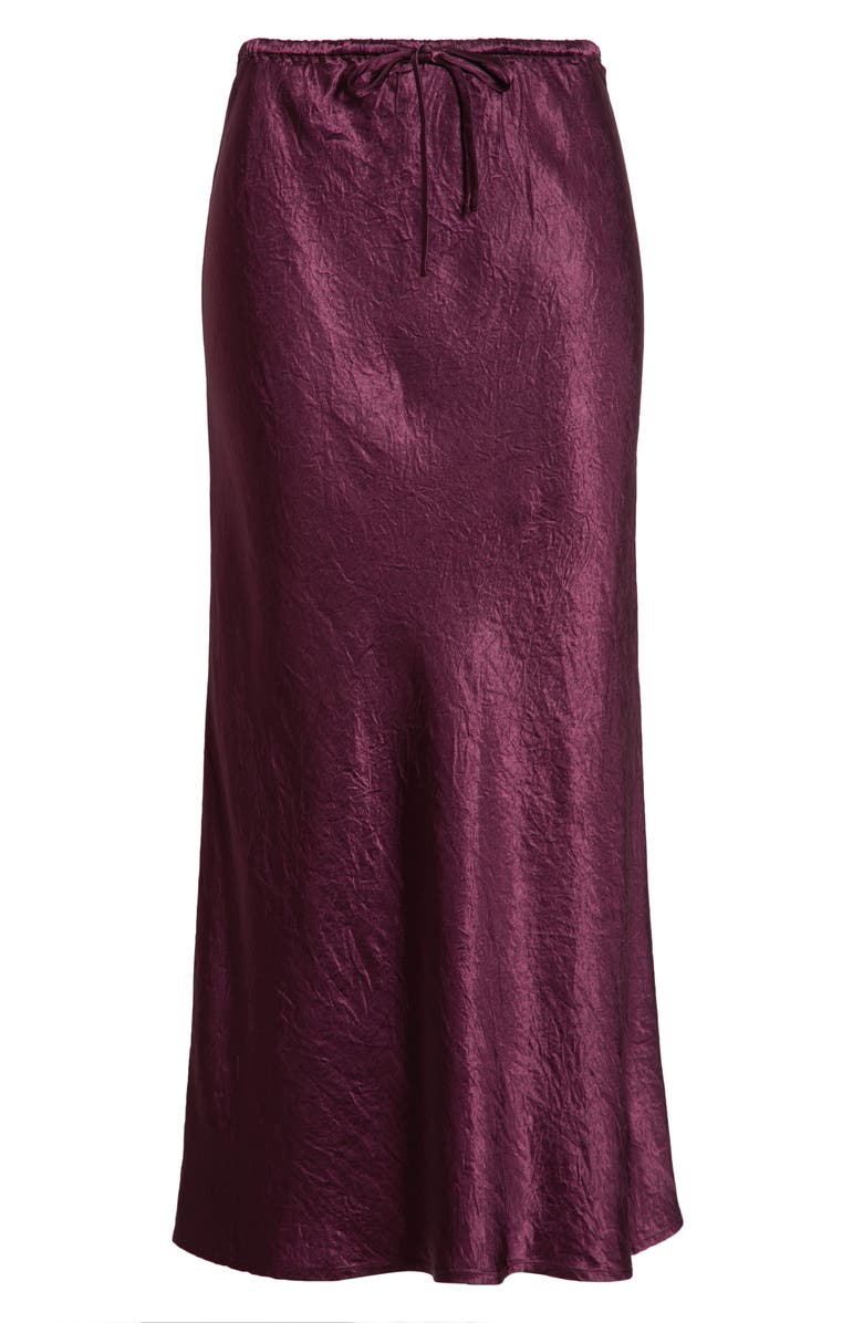 Marine Layer Gabriella Crinkle Slip Skirt, Alternate, color, Fig