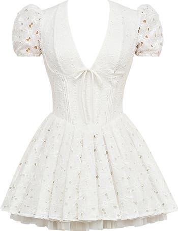Imani Broderie Anglais Minidress