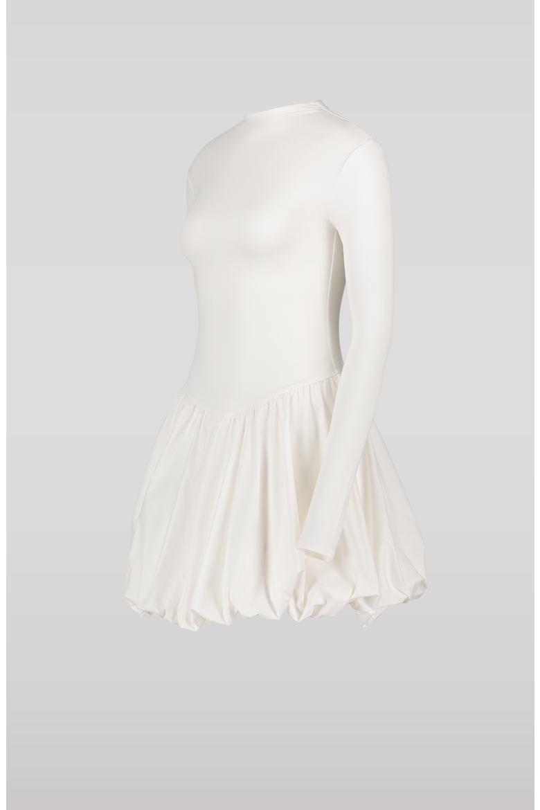 Ciel Drop Waist Bubble Dress, Alternate, color, Ivory