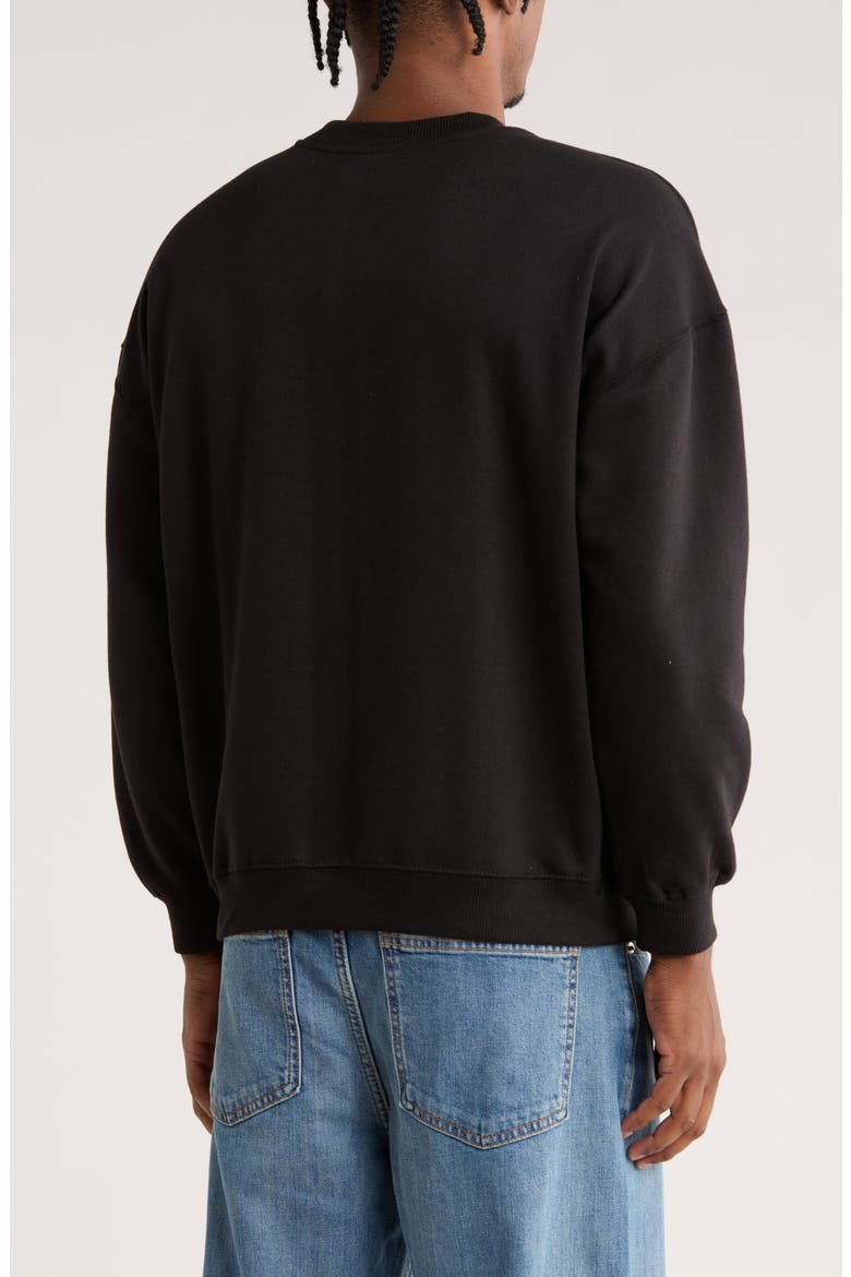 No Shame Crew Sweatshirt, Alternate, color, BLACK