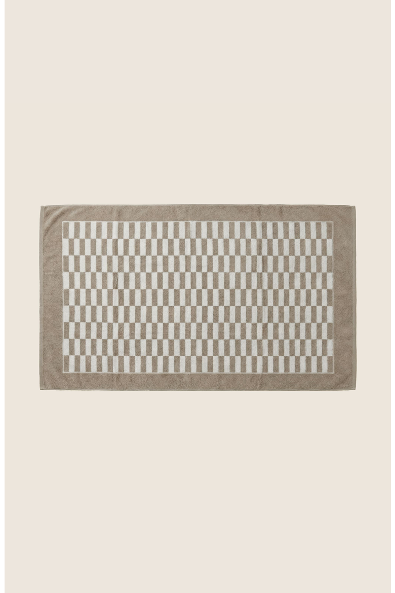 Pietra 2-Piece Bath Sheet Set, Main, color, Tan & Ecru