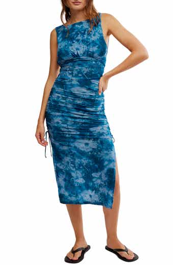 Free People Take Me Away Mesh Midi Dress